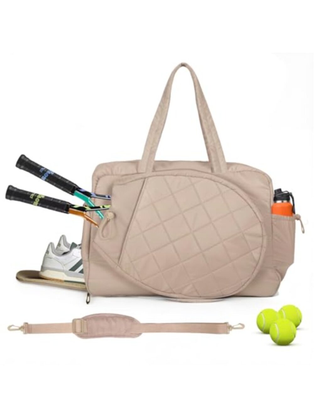 Tennis Backpack Pickleball Racket Bag Water Resistant Sling Tote Duffle Gym